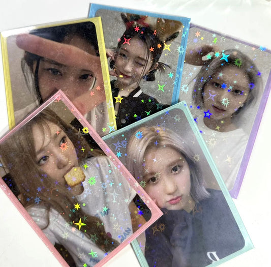 Sleeves Pastel - Pack de 50 (holographique étoilé)