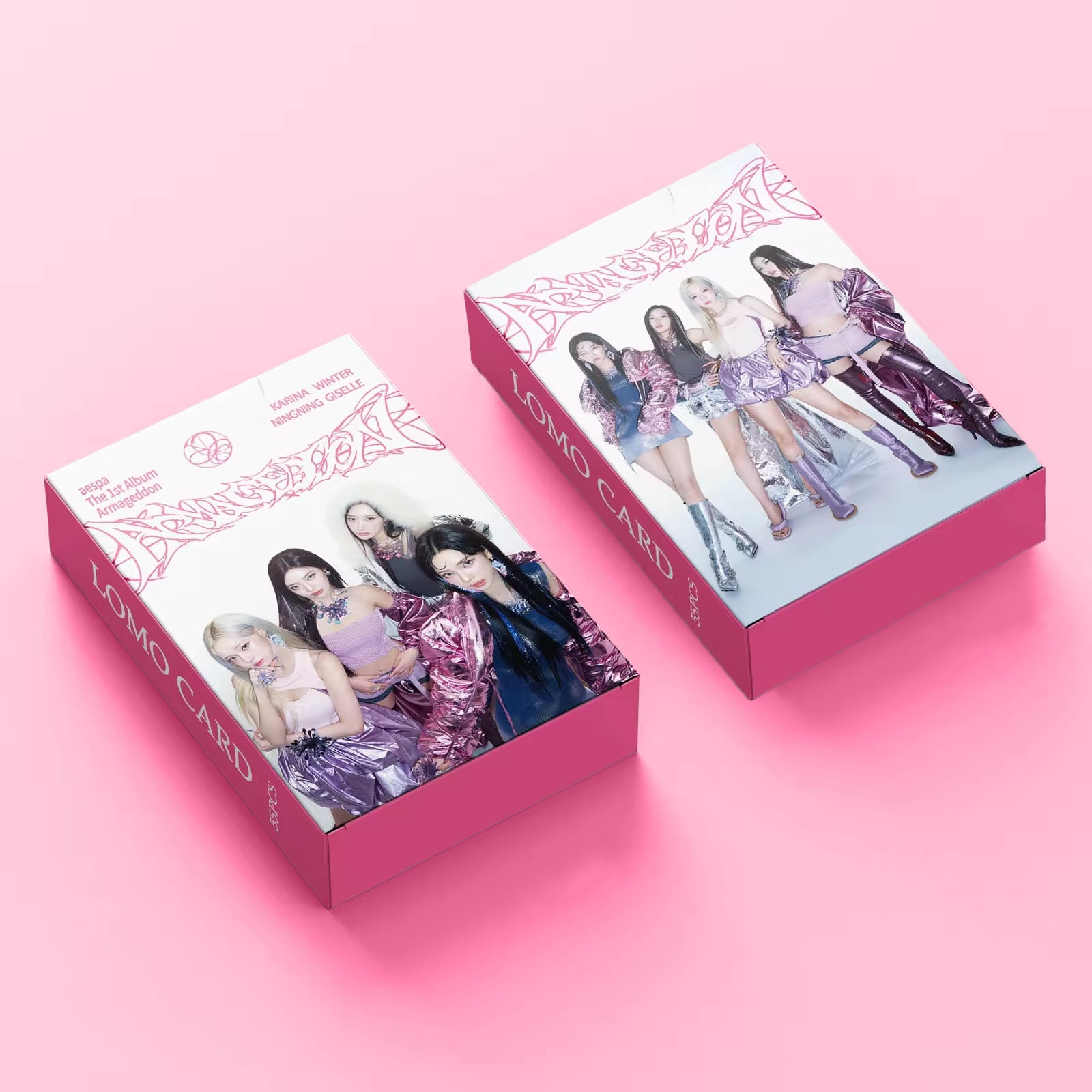Aespa - Armageddon Pink Version [Lomo Cards] – LomoKorner