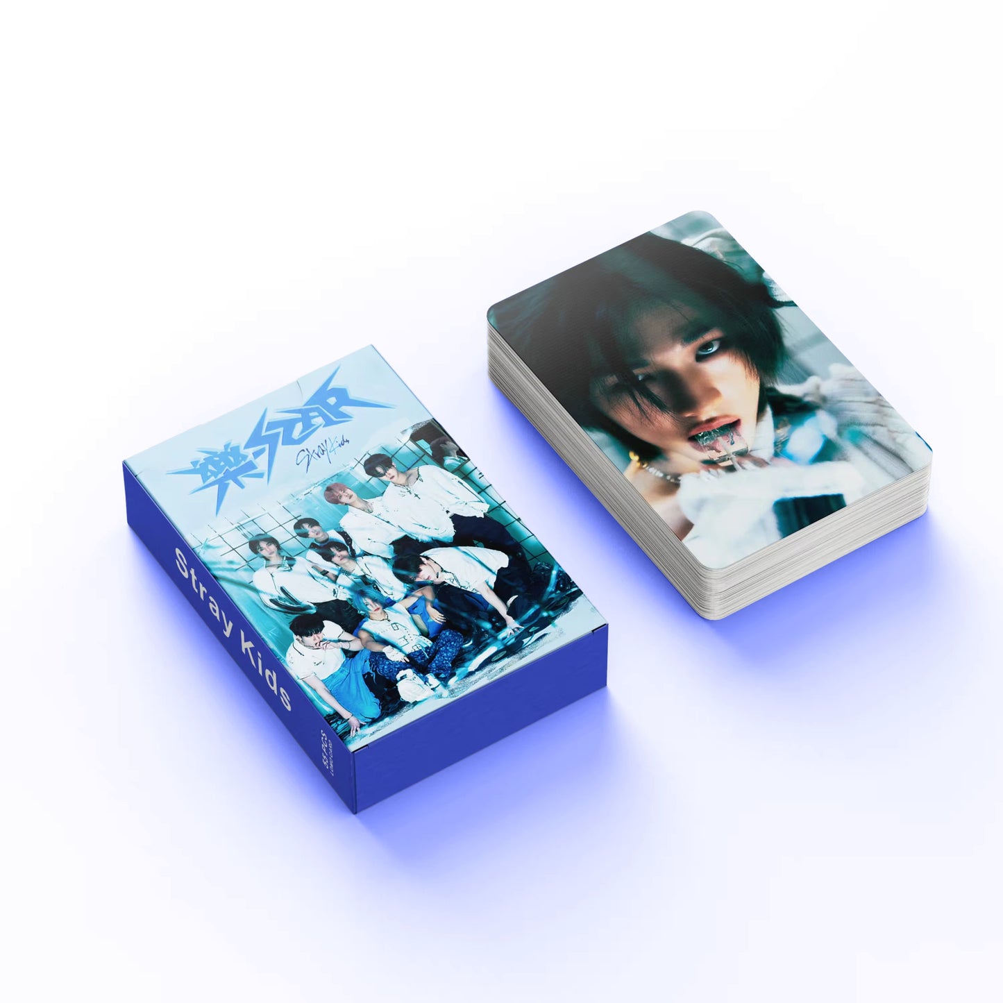 Stray Kids - Rock-Star Version Bleu [Lomo Cards]