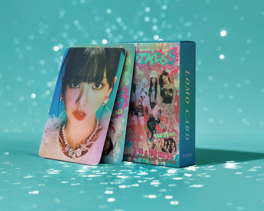 Aespa - Hot Mess Blue Version (Holographic) [Lomo Cards]